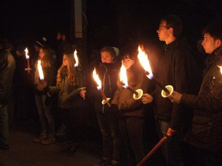 Die Teilnehmer gedachten der Passion Christi. Foto: SMMP/Hofbauer