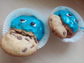 Hmm ... lecker: Die fertigen Krümelmonster-Muffins! Foto: SMMP/ Neumeister