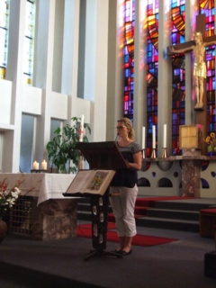 Gottesdienst mit Anne Nau in der WBG-Kapelle. Foto: SMMP/Hofbauer