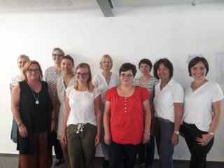 Marzena Schweda (r.) und Daniela Hölscher (2.v.r.) freuten sich über viel Zuspruch bei der Grüdnung des Beirates. Foto: SMMP/Hofbauer